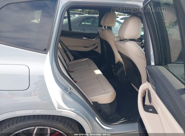 5UX83DP03P9R88094 2023 BMW X3 Gray VIN კოდის სტიკერის ხედი