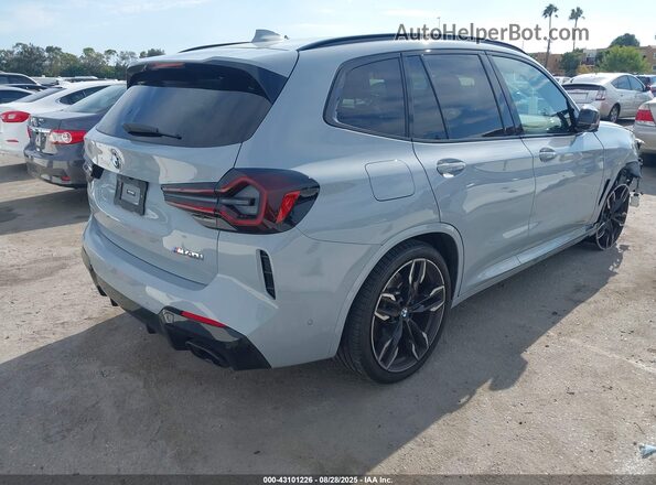 5UX83DP03P9R88094 2023 BMW X3 Gray უკანა მარჯვენა