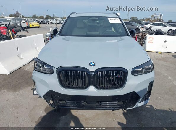 5UX83DP03P9R88094 2023 BMW X3 Gray ხელსაწყოთა პანელის ხედი