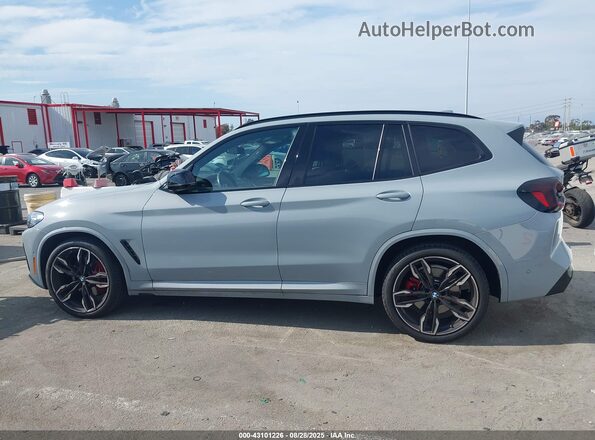 5UX83DP03P9R88094 2023 BMW X3 Gray სალონის 360-გრადუსიანი ხედი