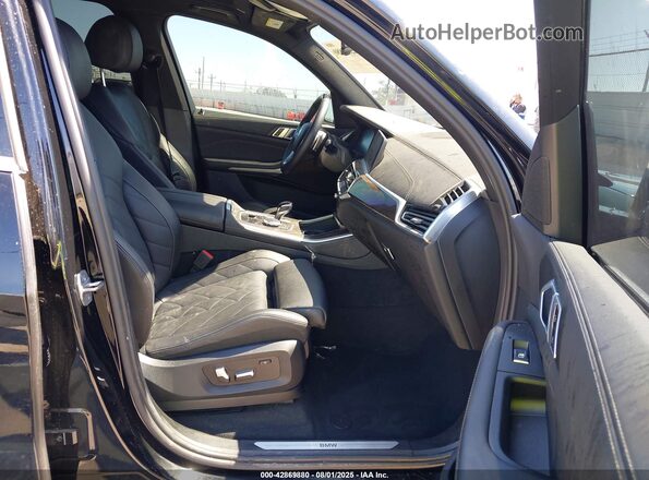 5UXCR4C00P9P30405 2023 BMW X5 Black Widok wnętrza z przodu