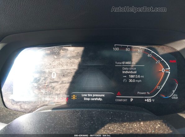 5UXCR6C02P9P38243 2023 BMW X5 Gray Вид задніх сидінь