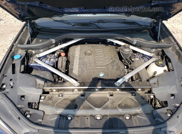 5UXCR6C04LLL76283 2020 BMW X5 Blue უკანა სალონის ხედი