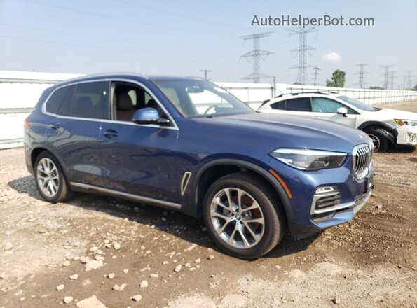 5UXCR6C04LLL76283 2020 BMW X5 Blue წინა მარჯვენა