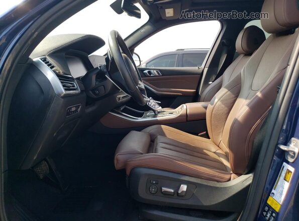 5UXCR6C04LLL76283 2020 BMW X5 Blue წინა სალონის ხედი