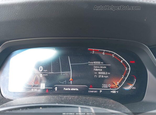 5UXCR6C07L9B87353 2020 BMW X5 Blue Вид задніх сидінь
