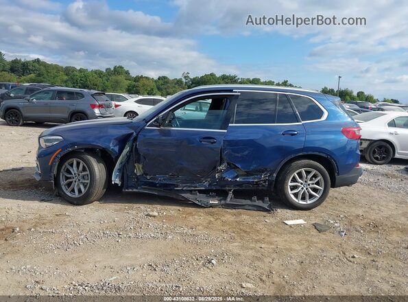 5UXCR6C07L9B87353 2020 BMW X5 Blue Панорамний вид салону 360°