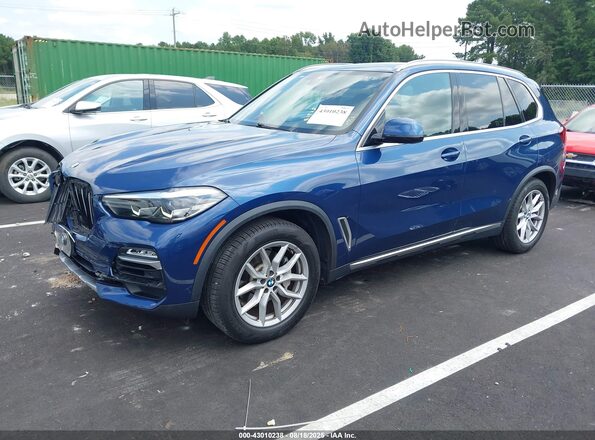 5UXCR6C07M9F35900 2021 BMW X5 Blue 
