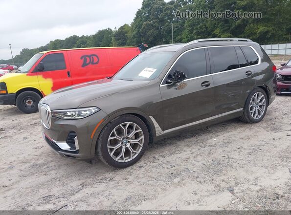 5UXCW2C04L9C40530 2020 BMW X7 Green წინა მარცხენა ხედი სამი მეოთხედიდან