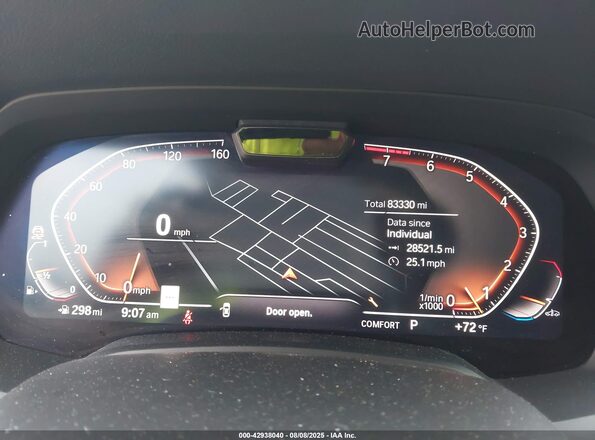 5UXCW2C04L9C40530 2020 BMW X7 Green უკანა სავარძლების ხედი