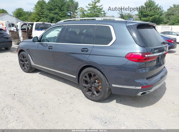 5UXCW2C06N9L68588 2022 BMW X7 Серый Задняя левая четверть