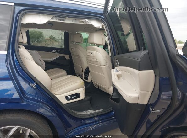 5UXCW2C08L9C87172 2020 BMW X7 Blue Вид наклейки з VIN-кодом