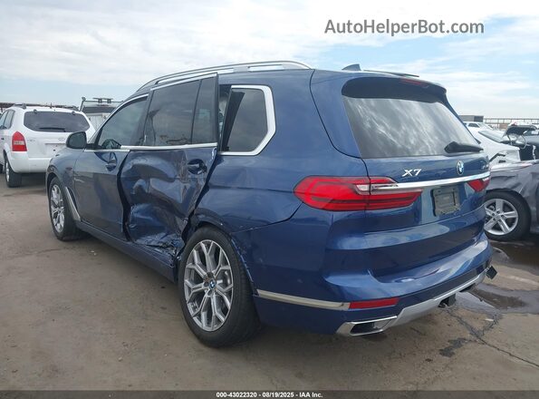 5UXCW2C08L9C87172 2020 BMW X7 Blue Вид спереду