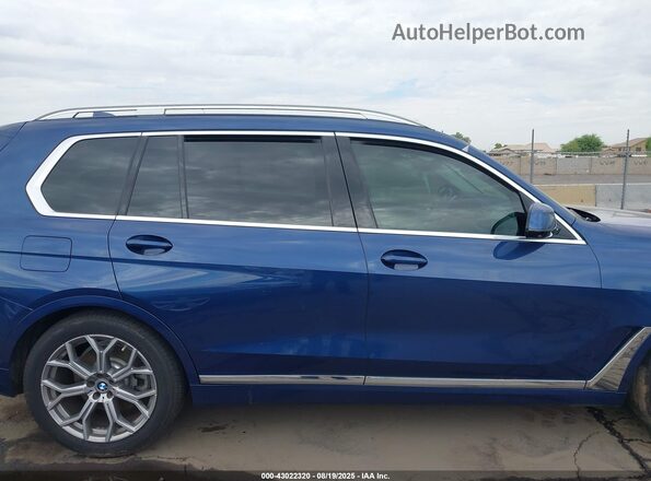 5UXCW2C08L9C87172 2020 BMW X7 Blue Вид щитка приладів