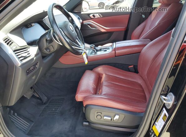 5UXCY6C00L9C74787 2020 BMW X6 Black Вид панелі приладів
