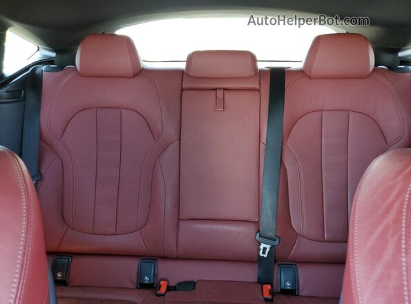 5UXCY6C00L9C74787 2020 BMW X6 Black Вид задньої частини салону