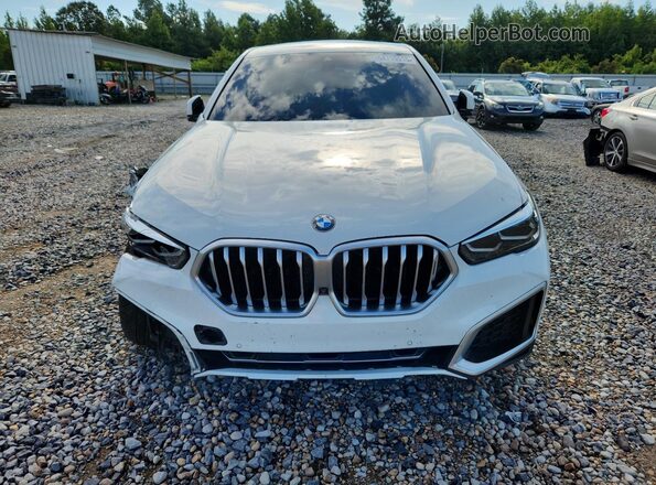 5UXCY6C06P9N58248 2023 BMW X6 Белый Вид спереди
