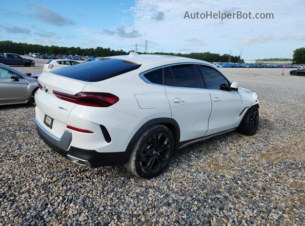 5UXCY6C06P9N58248 2023 BMW X6 Белый Задняя правая четверть