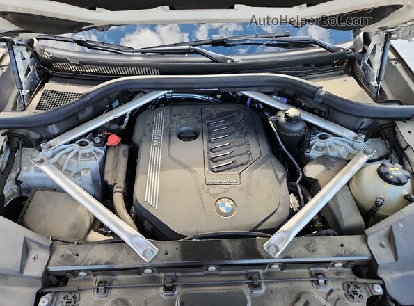 5UXCY6C06P9N58248 2023 BMW X6 Белый Вид подкапотного пространства