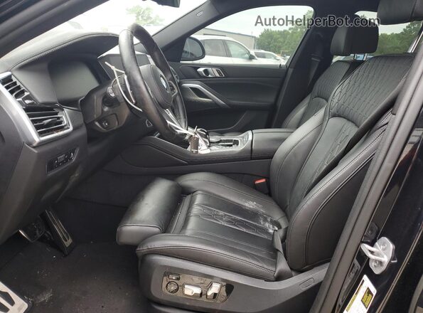 5UXCY6C0XP9R91894 2023 BMW X6 Black Vista interior delantera
