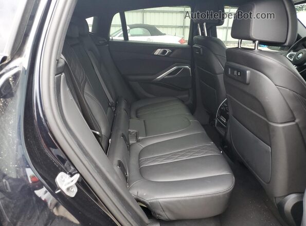 5UXCY6C0XP9R91894 2023 BMW X6 Black Vista de los asientos traseros