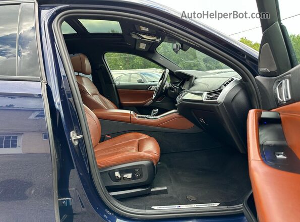 5UXCY8C06N9J82529 2022 BMW X6 Blue 