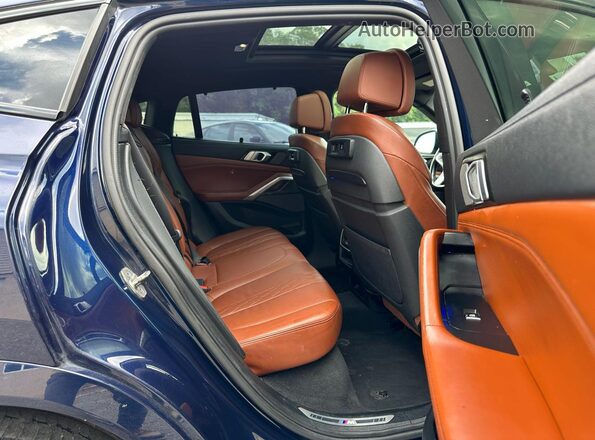 5UXCY8C06N9J82529 2022 BMW X6 Blue 