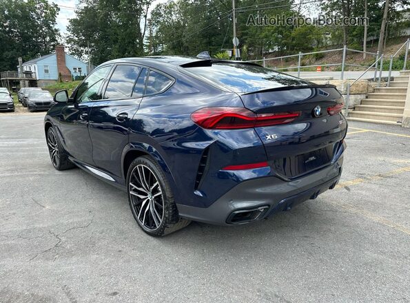 5UXCY8C06N9J82529 2022 BMW X6 Blue 