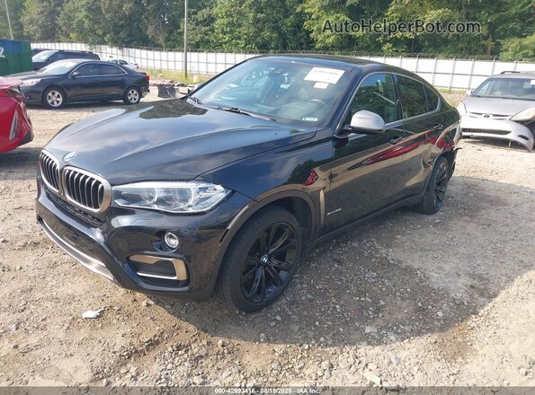 5UXKU0C32H0G68172 2017 BMW X6 Черный Передняя левая четверть