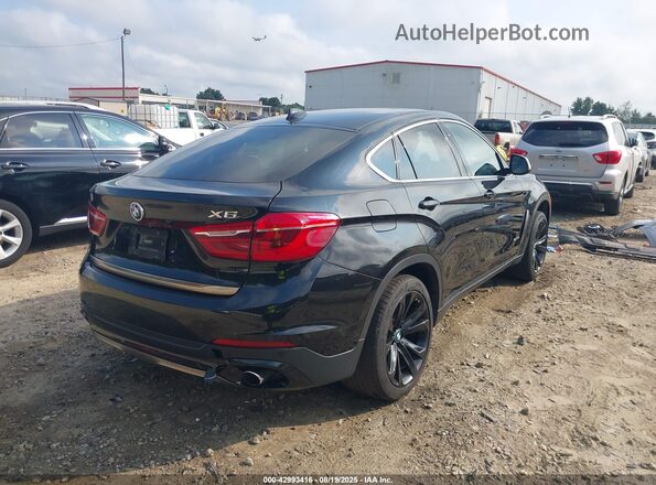 5UXKU0C32H0G68172 2017 BMW X6 Черный Задняя правая четверть
