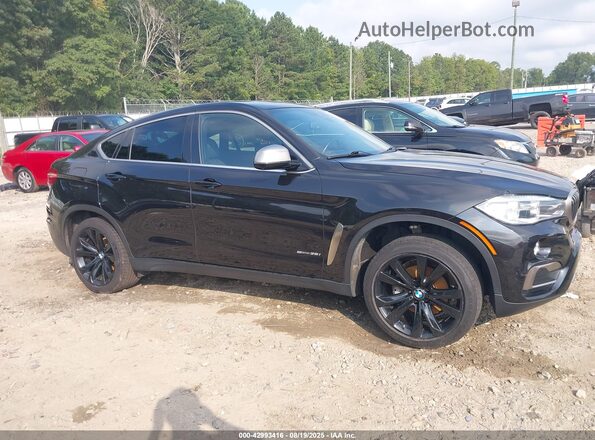 5UXKU0C32H0G68172 2017 BMW X6 Черный Вид задней части салона