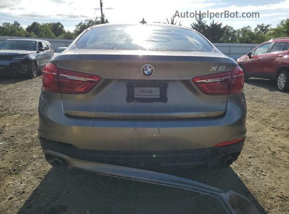 5UXKU2C33H0U28914 2017 BMW X6 Tan Vista trasera