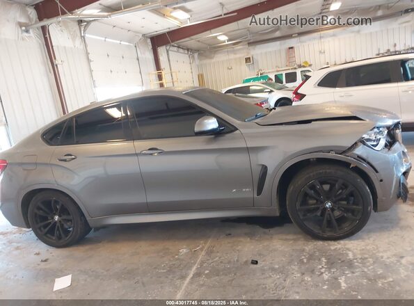 5UXKU2C56H0N85239 2017 BMW X6 Gray უკანა სალონის ხედი