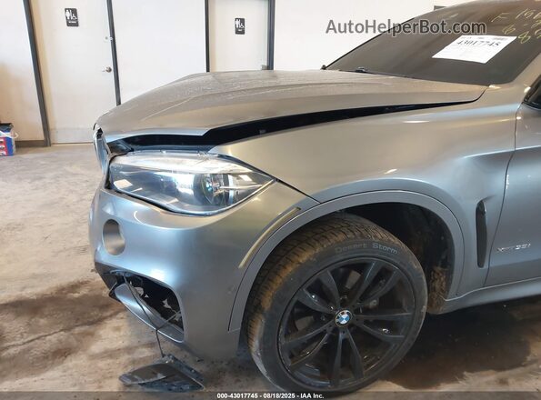 5UXKU2C56H0N85239 2017 BMW X6 Gray წინა ხედი