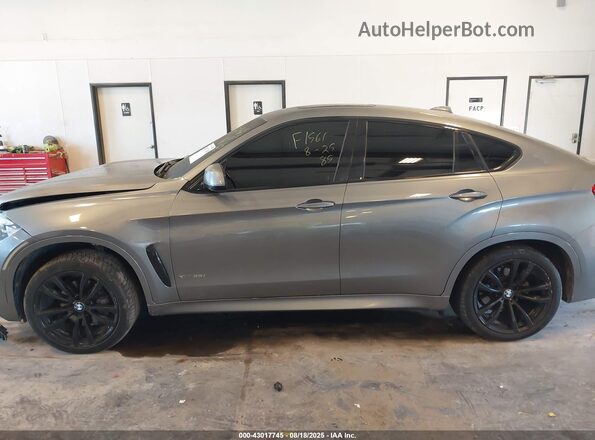 5UXKU2C56H0N85239 2017 BMW X6 Gray სალონის 360-გრადუსიანი ხედი