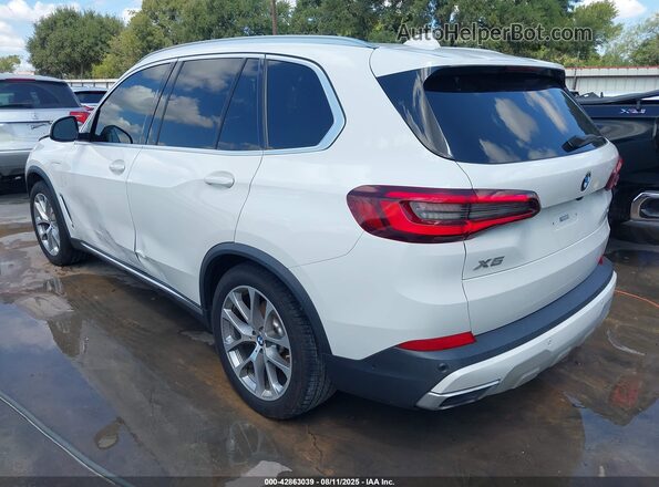 5UXTA6C06M9E96787 2021 BMW X5 White Trasero izquierdo