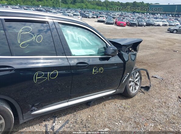 5UXTR9C56JLD68943 2018 BMW X3 Black Front view