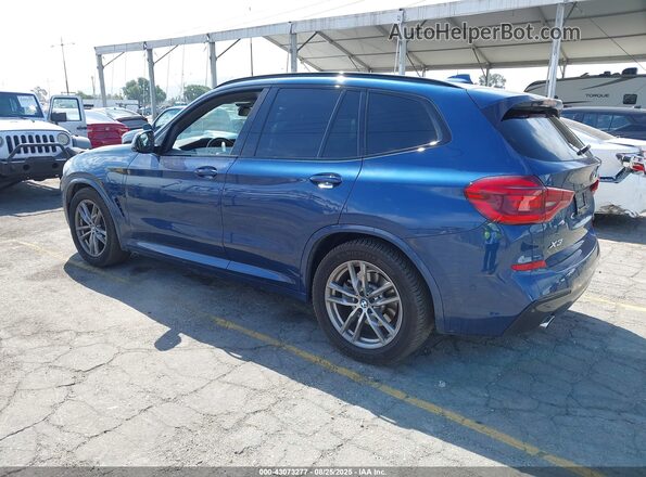 5UXTS1C09M9H64893 2021 BMW X3 Blue Tył lewy