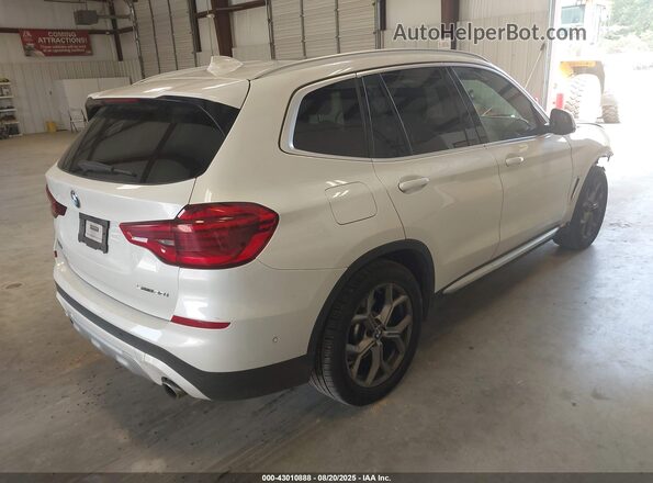 5UXTY3C04M9H92093 2021 BMW X3 White Rear right
