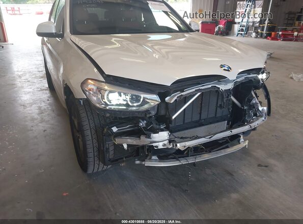 5UXTY3C04M9H92093 2021 BMW X3 White Instrument cluster view