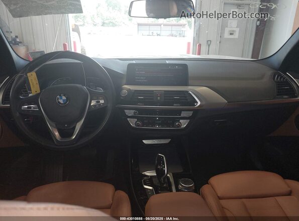 5UXTY3C04M9H92093 2021 BMW X3 White 