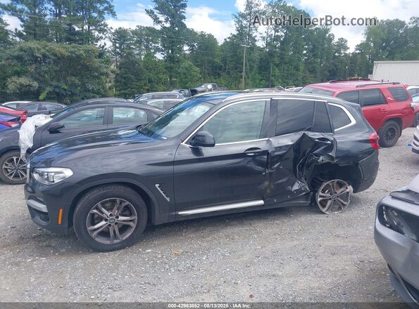 5UXTY3C06M9F44735 2021 BMW X3 Gray Սալոնի 360 աստիճան տեսք