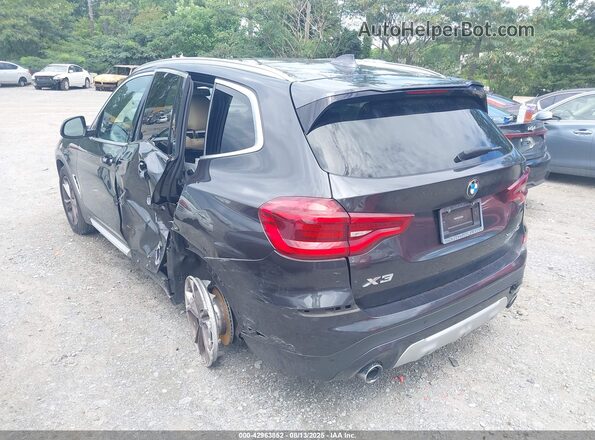 5UXTY3C06M9F44735 2021 BMW X3 Gray Հետևի ձախ