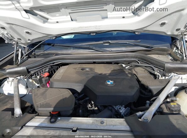 5UXTY3C07M9F05393 2021 BMW X3 White Rear view