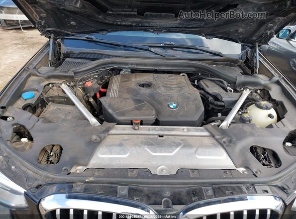 5UXTY3C0XLLU72856 2020 BMW X3 Black Вид ззаду