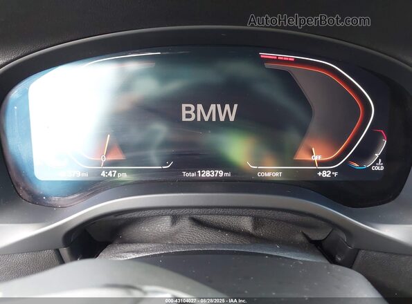 5UXTY3C0XLLU72856 2020 BMW X3 Black Вид задніх сидінь