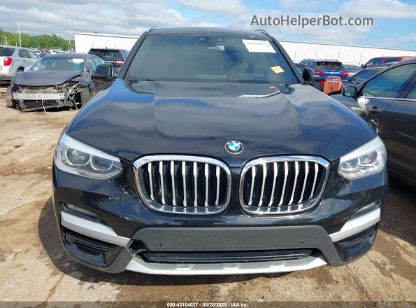 5UXTY3C0XLLU72856 2020 BMW X3 Black Вид щитка приладів