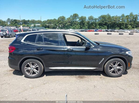 5UXTY5C00M9F41888 2021 BMW X3 Black უკანა სალონის ხედი