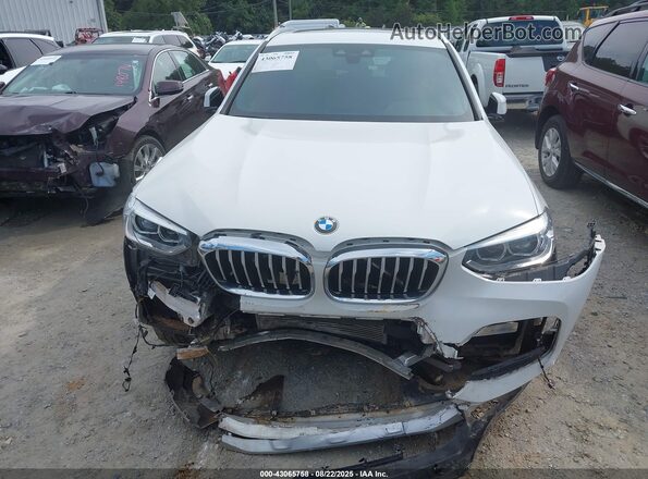 5UXTY5C04L9D58508 2020 BMW X3 White Dashboard view