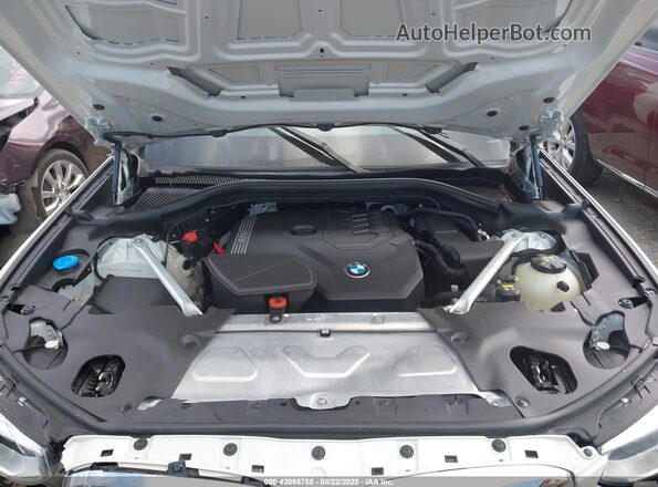 5UXTY5C04L9D58508 2020 BMW X3 White Rear view